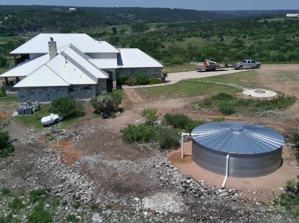 Texas rain water harvesting system